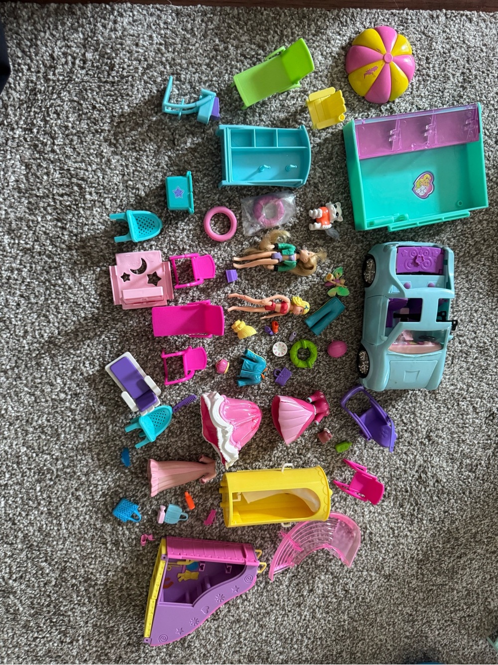 Vintage Lot of Polly Pockets Early 2000s